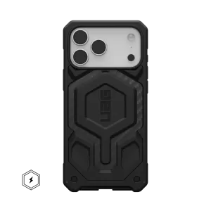 UAG Monarch Pro with MagSafe Series Case for Apple iPhone 17 Pro Max Carbon Fiber (Чёрный)