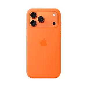 Чехол Apple iPhone 17 Pro Max Silicone Case with MagSafe Orange