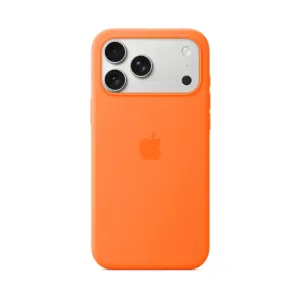 Чехол Apple iPhone 17 Pro Max Silicone Case with MagSafe Orange