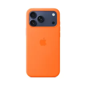 Чехол Apple iPhone 17 Pro Max Silicone Case with MagSafe Orange