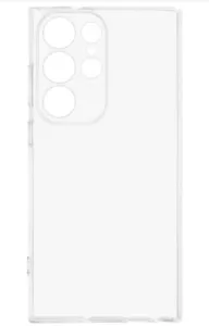 Чехол силиконовый прозрачный на Смартфон Samsung Galaxy S23 Ultra (Прозрачный)