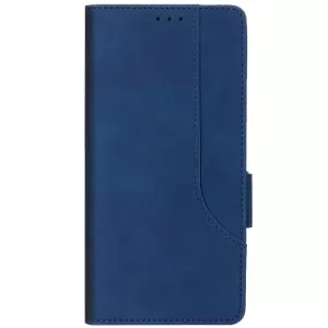 Чехол-книжка Premium для Samsung Galaxy S25 FE Темно-Синий (боковая)