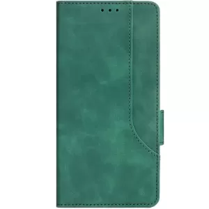 Чехол-книжка Premium для Samsung Galaxy S25 FE Зеленый (боковая)