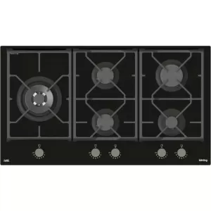 Газовая варочная панель Korting HGG 9987 CTN FLC Black