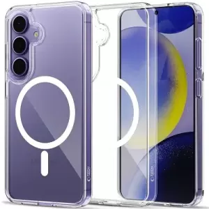 Чехол силиконовый с поддержкой MagSafe на Смартфон Samsung Galaxy S25+ (Прозрачный)