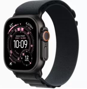 Часы Apple Watch Ultra 3 GPS + Cellular 49mm Black Titanium Case/Black Alpine Loop M Часы Apple Watch Ultra 3 GPS + Cellular 49mm Black Titanium Case/Black Alpine Loop M