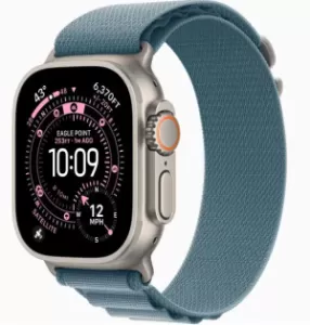 Часы Apple Watch Ultra 3 GPS + Cellular 49mm Natural Titanium Case/Light Blue Alpine Loop M Часы Apple Watch Ultra 3 GPS + Cellular 49mm Natural Titanium Case/Light Blue Alpine Loop M