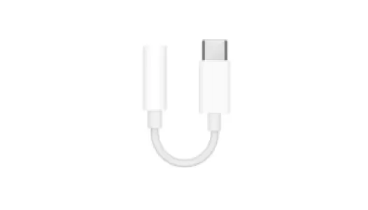 Адаптер Apple Type-C - mini jack 3.5 (MU7E2ZM/A), белый Адаптер Apple Type-C - mini jack 3.5 (MU7E2ZM/A), белый