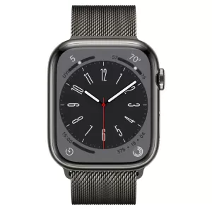 Apple Watch Series 8 41mm Graphite Stainless Steel Case with Milanese Loop Apple Watch Series 8 41mm Graphite Stainless Steel Case with Milanese Loop