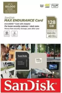 Карта памяти SanDisk MAX Endurance microSDXC 128 ГБ class 10 UHS-1 U3 V30, (SDSQQVR-128G-GN6IA) Карта памяти SanDisk MAX Endurance microSDXC 128 ГБ class 10 UHS-1 U3 V30, (SDSQQVR-128G-GN6IA)