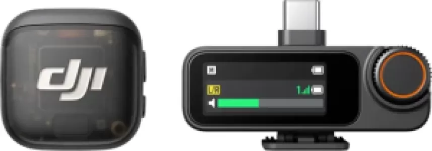Беспроводной микрофон DJI Mic 3 (1 TX + 1 RX), черный Беспроводной микрофон DJI Mic 3 (1 TX + 1 RX), черный