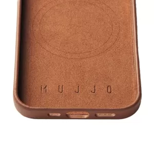 Чехол Mujjo Leather Case для iPhone 16 Pro Max 6.9" MagSafe Brown