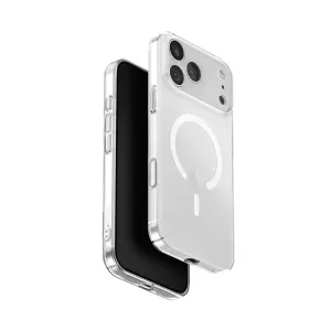 Чехол Uniq AirSuit Glossy для iPhone 17 Pro Max (MagSafe) Clear/White