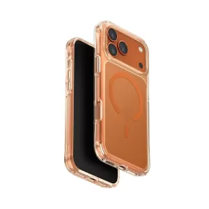 Чехол Uniq LINO для iPhone 17 Pro Max (MagSafe) Sunset Orange