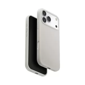 Чехол Uniq LINO для iPhone 17 Pro (MagSafe) Mist Grey