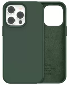 Чехол силиконовый матовый PULOKA для iPhone 15 Pro Max (Зеленый)