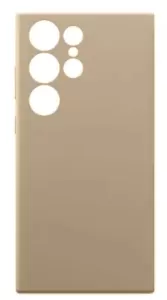 Чехол силиконовый для Samsung Galaxy S23 Ultra (Кремовый)