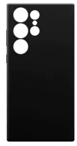 Чехол силиконовый для Samsung Galaxy S23 Ultra (Черный)