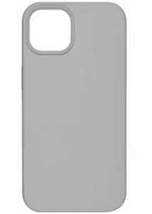 Чехол силиконовый матовый для iPhone 15 (Серый)
