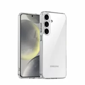 Чехол пластиковый прозрачный на Смартфон Samsung Galaxy S25+ (Прозрачный)