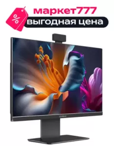 Моноблок IRBIS Groovy AIO 27, 27" (1920x1080) IPS / Intel Processor N100 / 8 DDR4 / 256 ГБ SSD / Intel UHD Graphics / Windows 11 Pro / Клавиатура, мышь, Черный (27N100M282C)