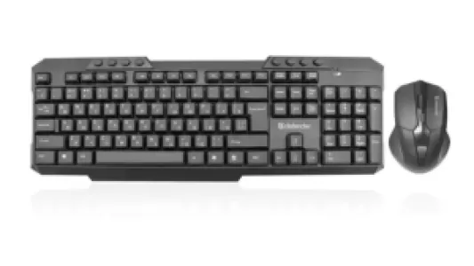 Клавиатура + мышка JAKARTA C-805 WIRELESS 45804 DEFENDER Клавиатура + мышка JAKARTA C-805 WIRELESS 45804 DEFENDER
