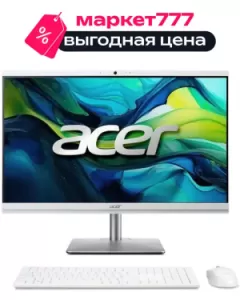 Моноблок Acer Aspire C24-195ES, 23.8" (1920x1080) IPS / Intel Core Ultra 5 125U / 8 DDR5 / 512 ГБ SSD / Intel Graphics / Без ОС / Клавиатура, мышь, Серебристый (DQ.BM4CD.001) Моноблок Acer Aspire C24-195ES, 23.8" (1920x1080) IPS / Intel Core Ultra 5 125U / 8 DDR5 / 512 ГБ SSD / Intel Graphics / Без ОС / Клавиатура, мышь, Серебристый (DQ.BM4CD.001)