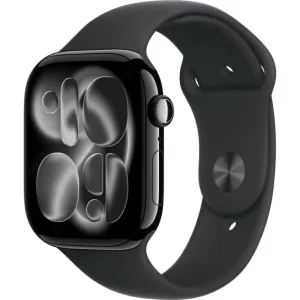 Умные часы Apple Watch Series 11 46 мм, M/L 140–245 мм, Jet Black Aluminum Case, Black Sport Band Умные часы Apple Watch Series 11 46 мм, M/L 140–245 мм, Jet Black Aluminum Case, Black Sport Band