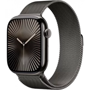 Умные часы Apple Watch Series 10 GPS + Cellular 46mm Titanium Slate Case with Deep Slate Milanese Loop Умные часы Apple Watch Series 10 GPS + Cellular 46mm Titanium Slate Case with Deep Slate Milanese Loop