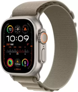 Умные часы Apple Watch Ultra 2 49 мм Titanium Case GPS + Cellular, Olive Alpine Loop Умные часы Apple Watch Ultra 2 49 мм Titanium Case GPS + Cellular, Olive Alpine Loop