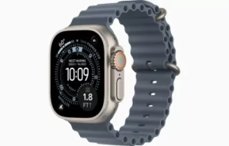 Смарт-часы Apple Watch Ultra 3, Natural Titanium Anchor Blue Ocean Band Смарт-часы Apple Watch Ultra 3, Natural Titanium Anchor Blue Ocean Band