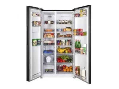 Холодильник Maunfeld MFF177NFSB черный