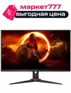 Монитор 23.8" AOC 24G2SPAE Black-Red