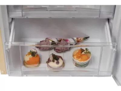 Холодильник двухкамерный Nordfrost NRB 152 Me капельное бежевый мрамор Холодильник двухкамерный Nordfrost NRB 152 Me капельное бежевый мрамор