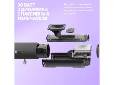 Умная портативная колонка Яндекс Стрит оранжевый Умная портативная колонка Яндекс Стрит оранжевый