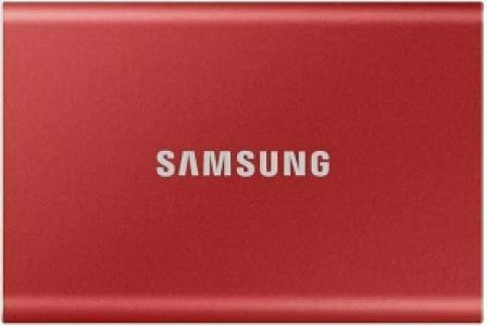 Внешний SSD диск Samsung T7 1TB, красный (MU-PC1T0R) Внешний SSD диск Samsung T7 1TB, красный (MU-PC1T0R)