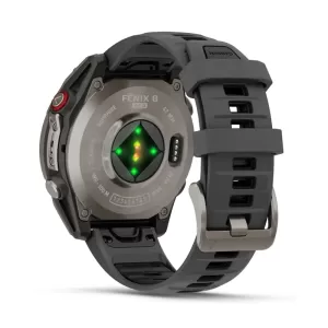 Смарт-часы Garmin Fenix 8 Pro 47mm, AMOLED Sapphire, титановый угольно-серый корпус, DLC, cерый силиконовый ремешок Смарт-часы Garmin Fenix 8 Pro 47mm, AMOLED Sapphire, титановый угольно-серый корпус, DLC, cерый силиконовый ремешок