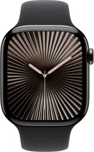 Умные часы Apple Watch Series 10 GPS + Cellular, 46mm Slate Titanium Case with Black Sport Band - M/L Умные часы Apple Watch Series 10 GPS + Cellular, 46mm Slate Titanium Case with Black Sport Band - M/L