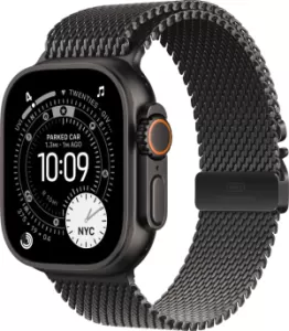 Apple Watch Ultra 3 (2025) 49mm Black Titanium Case with Black Titanium Milanese Loop Medium Apple Watch Ultra 3 (2025) 49mm Black Titanium Case with Black Titanium Milanese Loop Medium