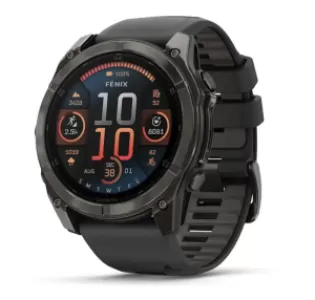 Умные часы Garmin Fenix 8 51 мм AMOLED Sapphire Carbon, Gray DLC Titanium with Black/Pebble Gray Silicone (010-02905-21) Умные часы Garmin Fenix 8 51 мм AMOLED Sapphire Carbon, Gray DLC Titanium with Black/Pebble Gray Silicone (010-02905-21)