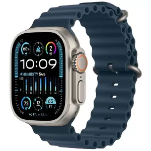 Умные часы Apple Watch Ultra 2 GPS + Cellular, 49mm Titanium Case with Blue Ocean Band Умные часы Apple Watch Ultra 2 GPS + Cellular, 49mm Titanium Case with Blue Ocean Band