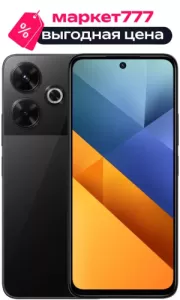 Смартфон Xiaomi Poco M6 6/128Gb, черный Смартфон Xiaomi Poco M6 6/128Gb, черный