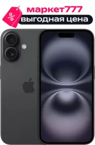 Смартфон Apple iPhone 16 128 ГБ Black Смартфон Apple iPhone 16 128 ГБ Black