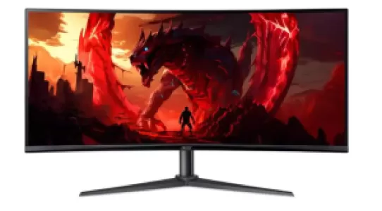 Монитор Acer XZ340CUJ0bmiiphx 34'' 1500R, 21:9, VA, UWQHD, 1/5ms, 250cd, 120Hz, HDMI, DP, SPK, HAS
