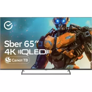 Телевизор Sber 65" QLED 4K UHD Салют ТВ (SDX-65UQ5231)