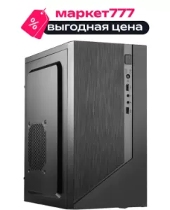 Системный блок iRU Office 310H6S MT, Intel Core i3-12100 / 8 ГБ DDR4 / 512 ГБ SSD / Intel UHD Graphics / Без ОС, черный (2063117)