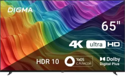 Телевизор Digma DM-LED65UBB33 65" Black (Черный) Телевизор Digma DM-LED65UBB33 65" Black (Черный)