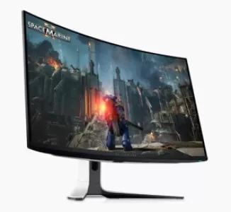 Монитор Dell 31,6" AW3225QF 1700R, QD OLED, UHD, 0,03ms, 1000cd, 240Hz, HDMI, DP, USB, HAS