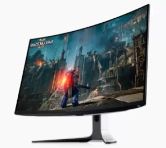 Монитор Dell 31,6" AW3225QF 1700R, QD OLED, UHD, 0,03ms, 1000cd, 240Hz, HDMI, DP, USB, HAS