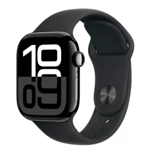Умные часы Apple Watch Series 10 GPS, 42mm Jet Black Aluminium Case with Black Sport Band - S/M Умные часы Apple Watch Series 10 GPS, 42mm Jet Black Aluminium Case with Black Sport Band - S/M